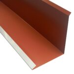 Alsó vízorros falszegő, téglavörös, RAL 8004, 200cm