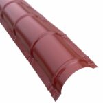 Íves gyári kúpelem, bordó, RAL 3009, 200cm