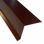 Széldeszka szegő, barna, RAL 8017, 200cm