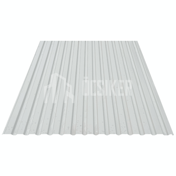 T14 trapézlemez 96cmx200cm, fehér, RAL 9002 ( II. osztály )