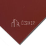 Síklemez, bordó, RAL3009, 1,25m x 2 m